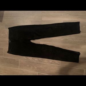 Lafayette148 black suede pants